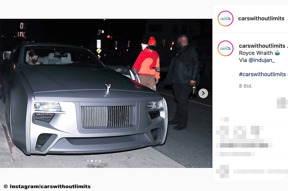 Justin Bieber fährt im "Cyberpunk" Rolls-Royce vor