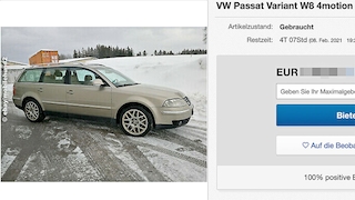 VW Passat Variant W8 4motion Automatik 4.0