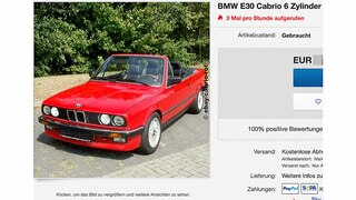 BMW 3er E30 Cabrio 6 Zylinder 