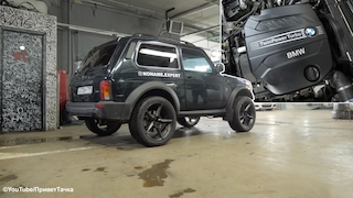 Lada Niva: Tuning, BMW, Umbau