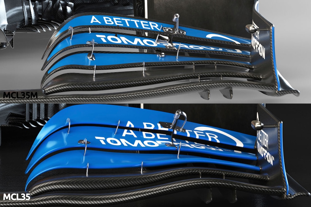 Formel 1: McLaren MCL35 und MCL35M im Vergleich