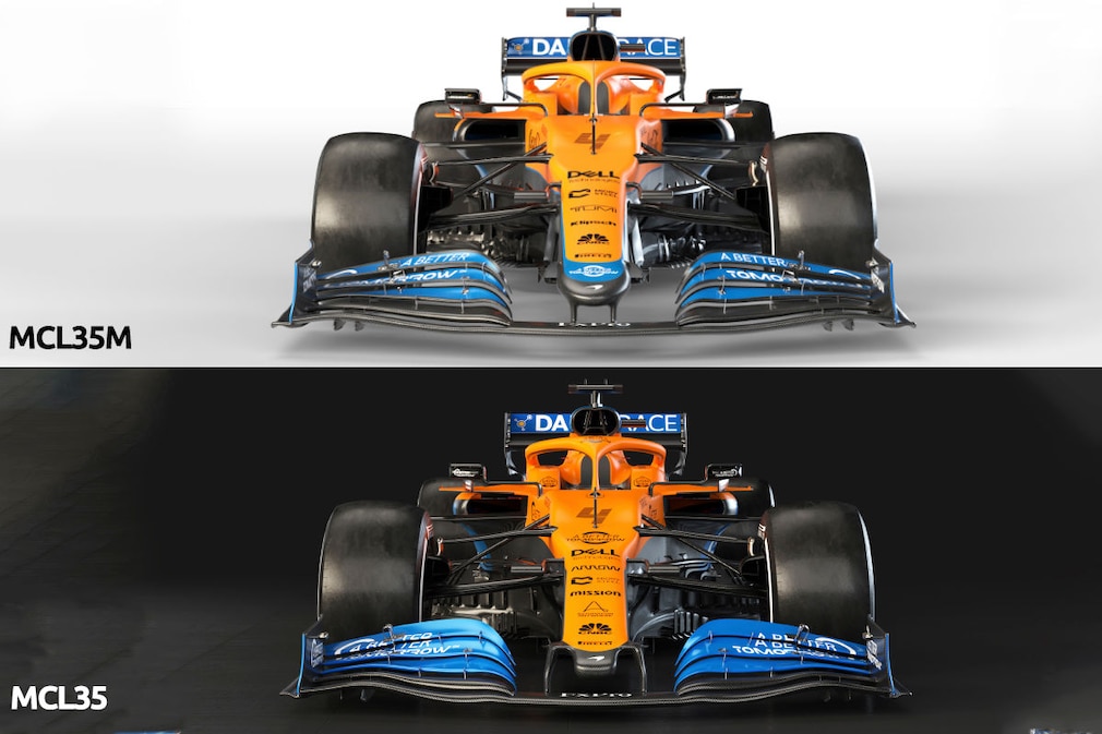Formel 1: McLaren MCL35 und MCL35M im Vergleich