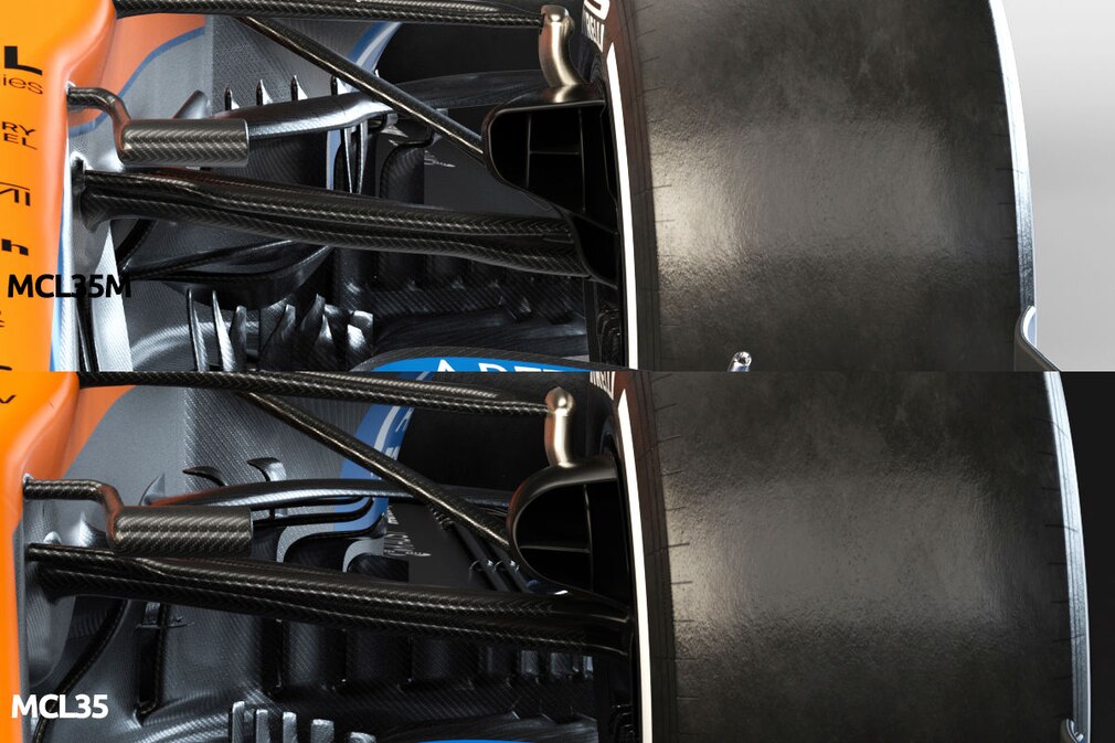 Formel 1: McLaren MCL35 und MCL35M im Vergleich