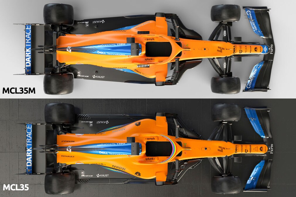 Formel 1: McLaren MCL35 und MCL35M im Vergleich