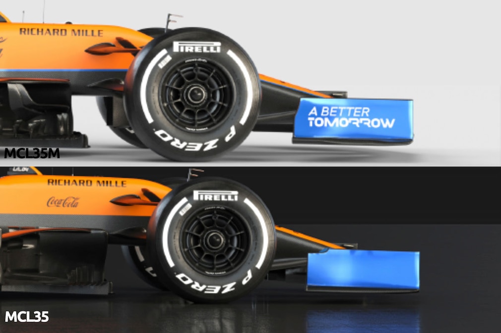Formel 1: McLaren MCL35 und MCL35M im Vergleich