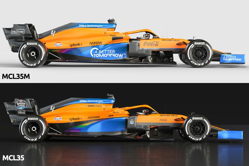 Formel 1: McLaren MCL35 und MCL35M im Vergleich