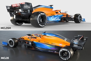 Formel 1: McLaren MCL35 und MCL35M im Vergleich