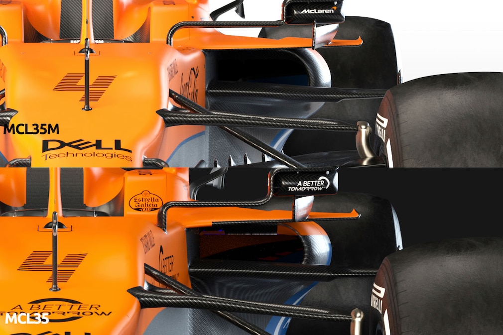 Formel 1: McLaren MCL35 und MCL35M im Vergleich