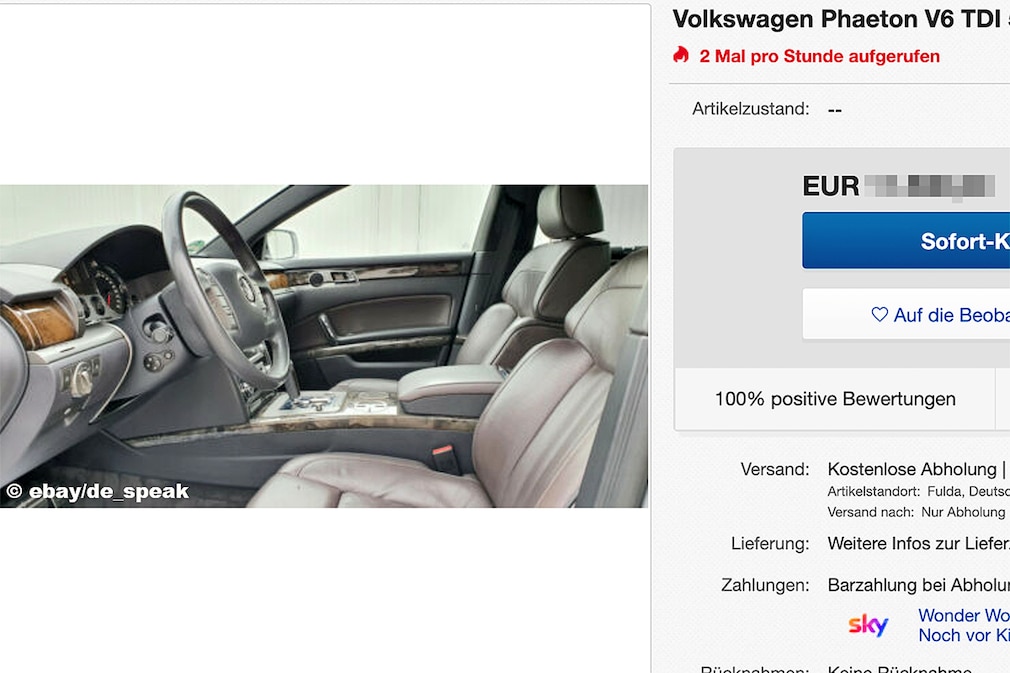 Volkswagen Phaeton V6 TDI 4-Motion Exclusiv