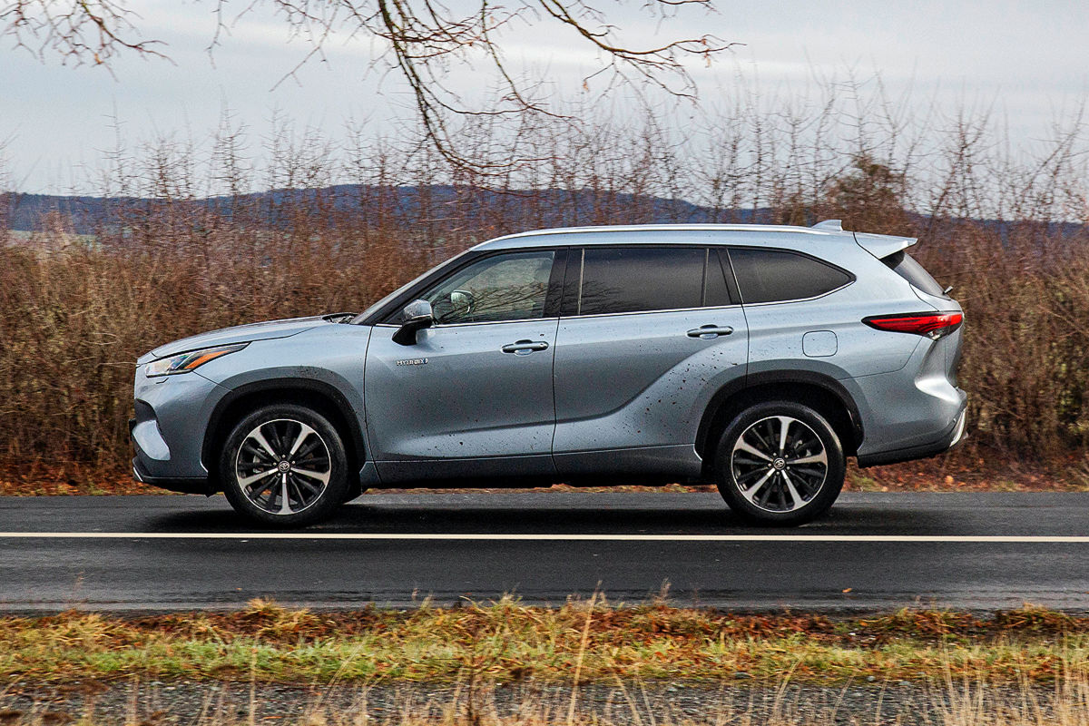 Toyota Highlander Hybrid Test Motor Preis Suv Auto Bild