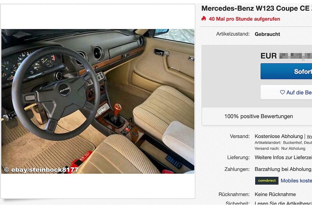 Mercedes-Benz W123 Coupe CE Zender AMG Styling