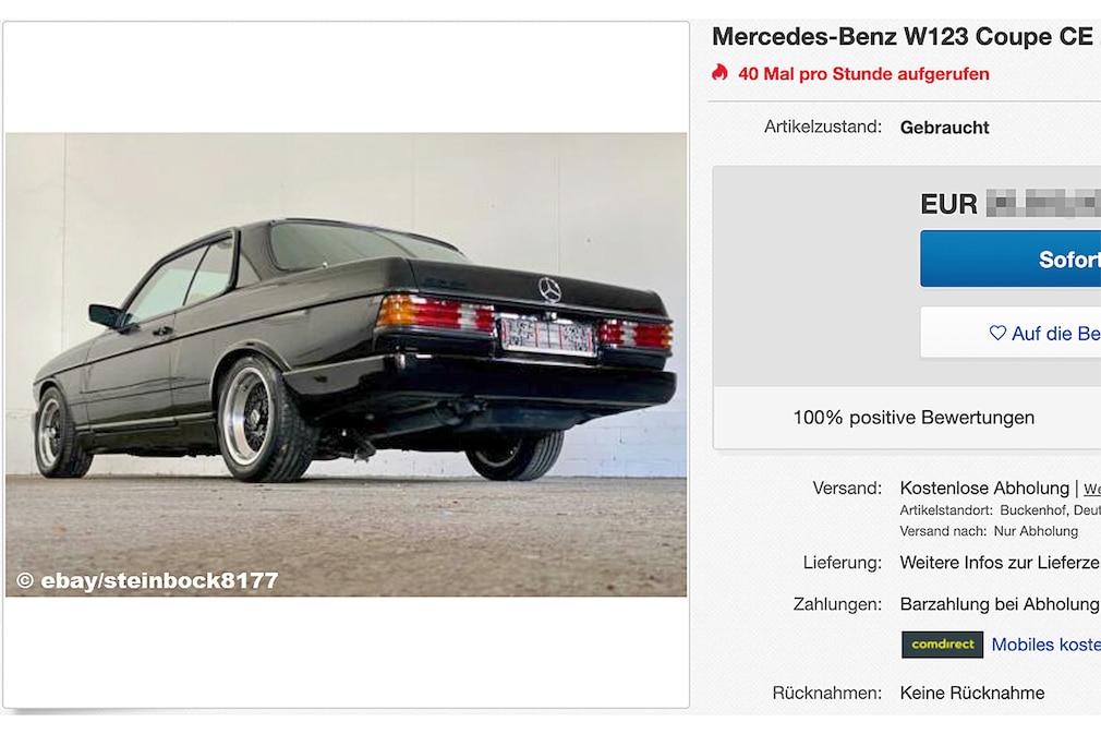 Mercedes-Benz W123 Coupe CE Zender AMG Styling