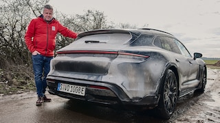 Wir fahren den getarnten Taycan Cross Turismo