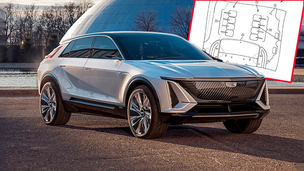 Cadillac Lyriq Patent Fußbodenmassage