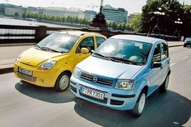 Fiat Panda und Chevrolet Matiz mit Gasantrieb im Test