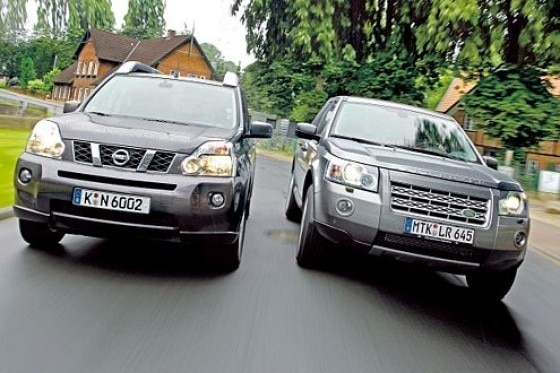 Test Nissan X-Trail/Land Rover Freelander
