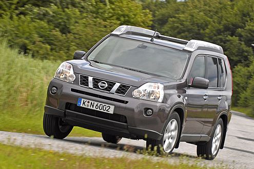 Der Nissan X-Trail ist nicht eben dezent unterwegs.