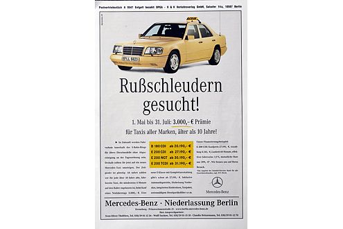 Ab in den Osten: Berliner Mercedes-Händler suchen "Rußschleudern".