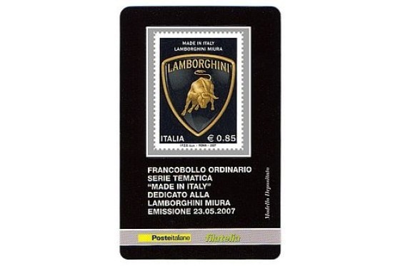 Lamborghini-Briefmarke