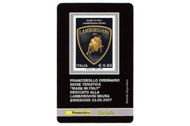 Lamborghini-Briefmarke