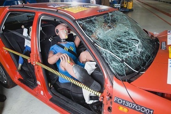 Crashtest des ADAC