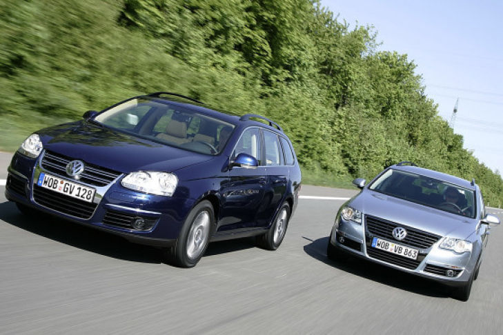 VW Golf Variant 2.0 TDI, Passat Variant 2.0 TDI