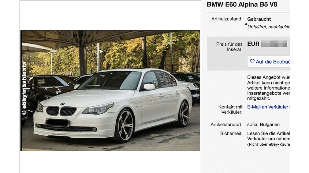 Gepflegter Alpina B5 (E60) mit 500 PS bei eBay zu verkaufen!