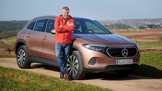 Erste Fahrt im Elektro-GLA