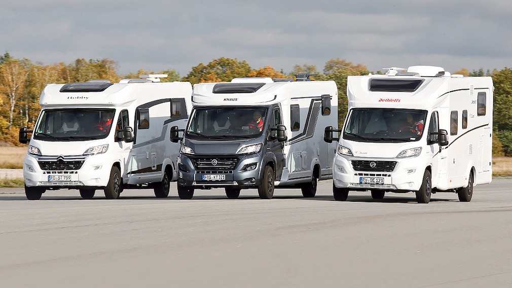 Teilintegrierte für Einsteiger: Wohnmobil-Test - AUTO BILD