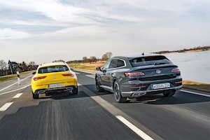 Mercedes CLA-Klasse 220d Shooting Brake VW Arteon Shooting Brake 2.0 TDI 4Motion