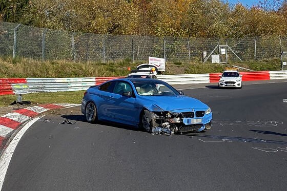 BMW M4 mit Totalschaden
