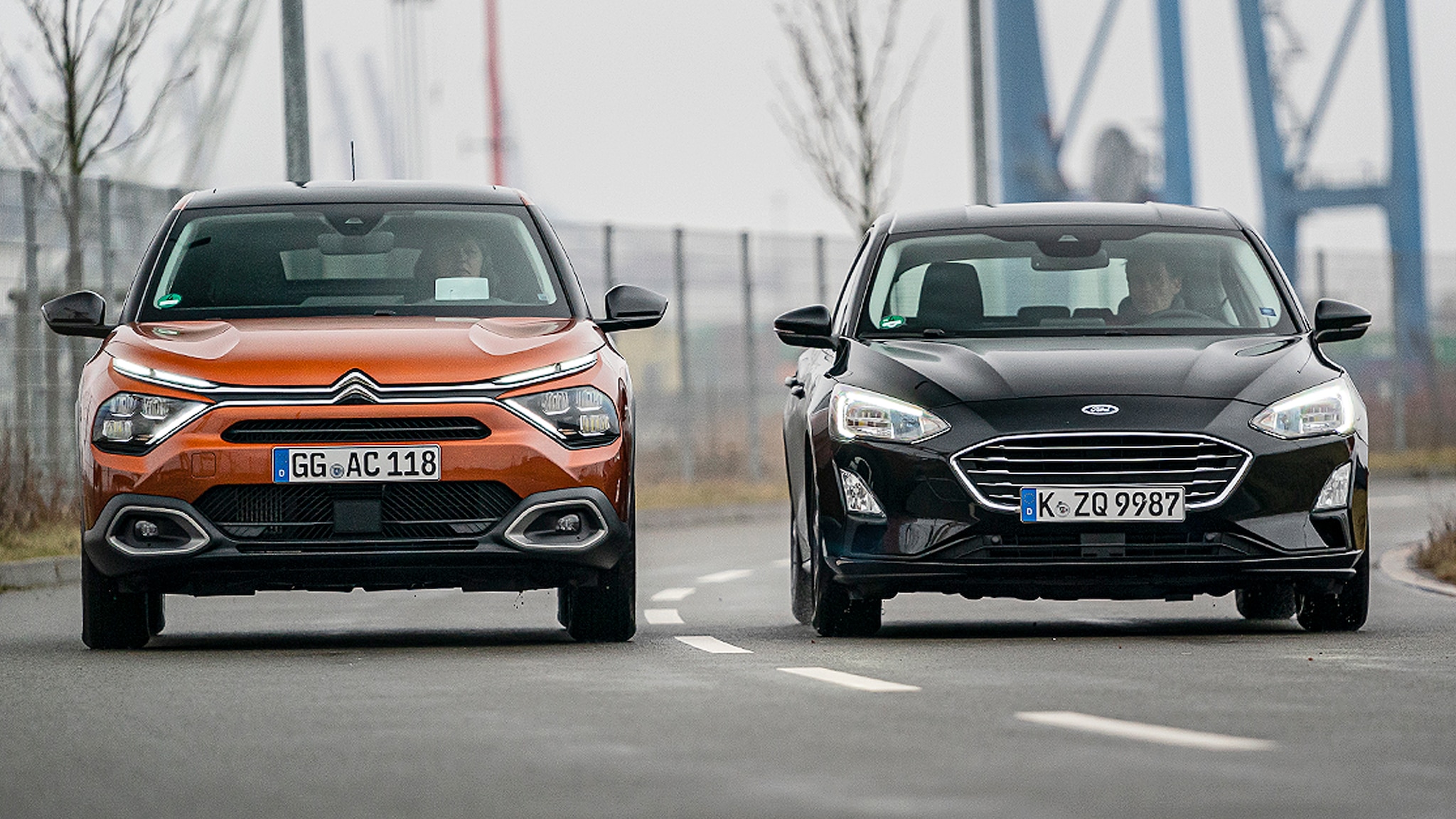 Citro n c4 gegen ford focus test motor preis kompaktwagen auto bild