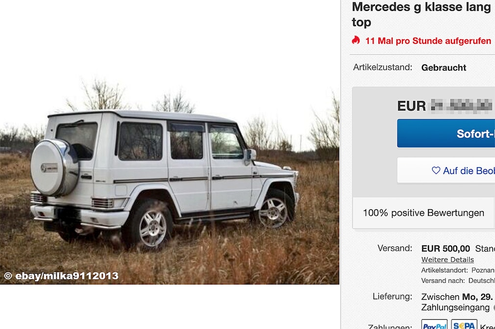 Mercedes G-Klasse Lang