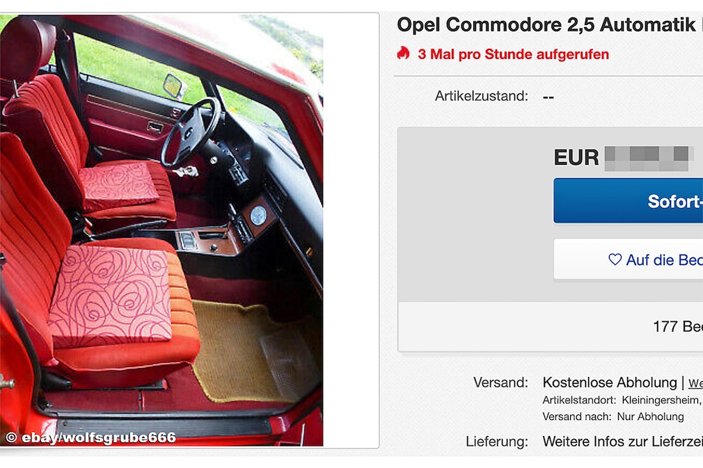 Opel Commodore 2,5 Automatik H-Kennzeichen