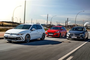 VW Golf 8 GTD Ford Focus ST 2.0 EcoBlue Mercedes A-Klasse 220 d