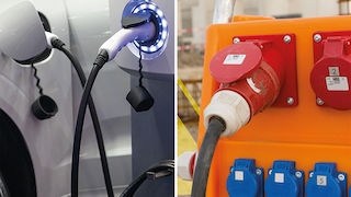 Wallbox und Starkstromanschluss  Montage