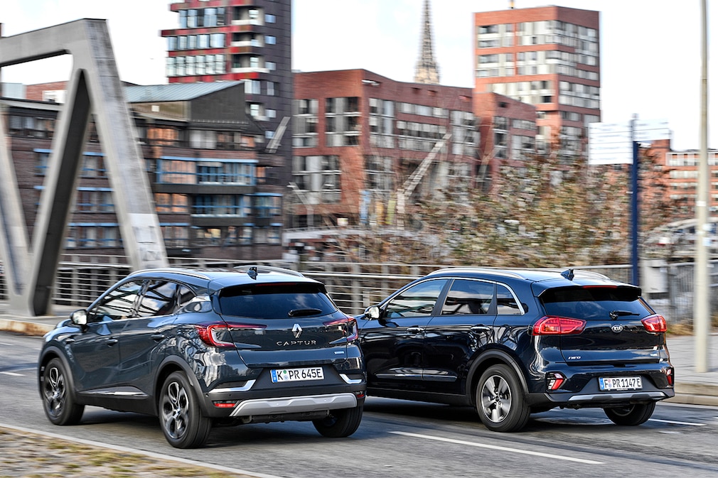 Renault Captur E-Tech 160 PHEV Kia Niro 1.6 GDI PHE