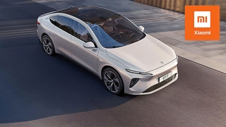 Nio eT7 mit Xiaomi Logo Montage