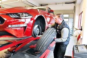 Ford Mustang Reifen Auswuchten