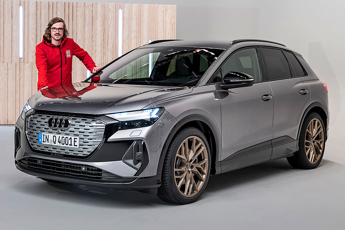 Audi Q4 e-tron (2021): Neuvorstellung - Sitzprobe - SUV - Elektro - AUTO  BILD