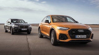 BMW X4 M40d   Audi SQ5 Sportback TDI     