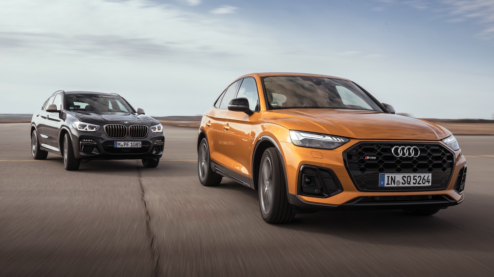 BMW X4 M40d Audi SQ5 Sportback TDI BMW X4 M40d Audi SQ5 Sportback TDI
