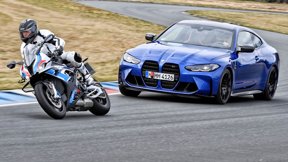 BMW M4 trifft auf M 1000 RR