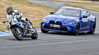BMW M4 trifft auf M 1000 RR