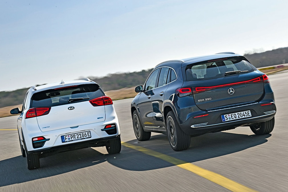 Kia e-Niro       Mercedes EQA 250