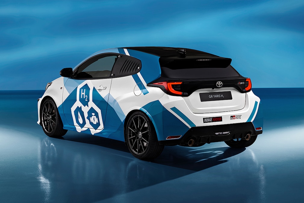 Toyota GR Yaris with hydrogen engine