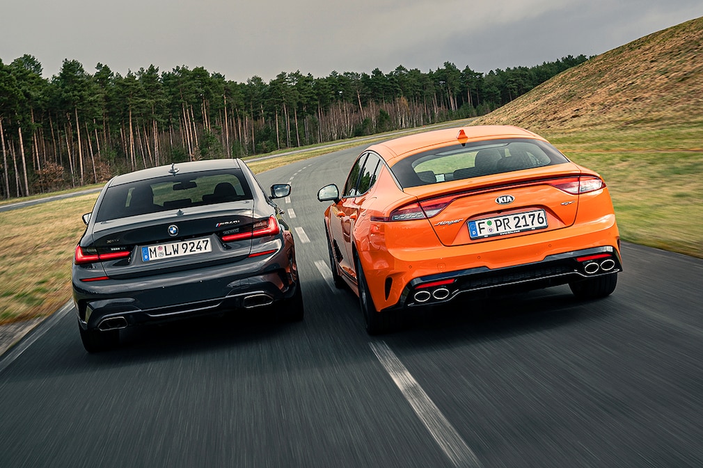 BMW M340i xDrive Kia Stinger 3.3 T-GDI AWD