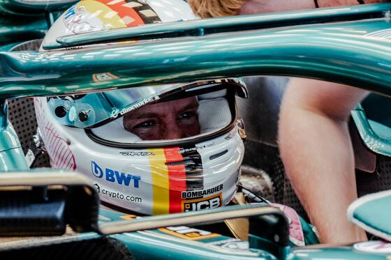 Vettel fährt wieder aus dem Bauch raus Vettel fährt wieder aus dem Bauch raus