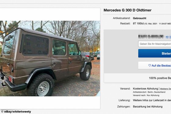Mercedes G 300 D Oldtimer Mercedes G 300 D Oldtimer