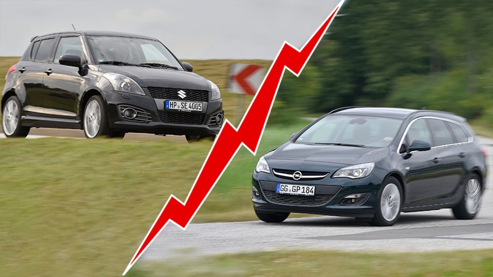 Gebrauchtwagen-Battle: Opel Astra vs. Suzuki Swift Sport
